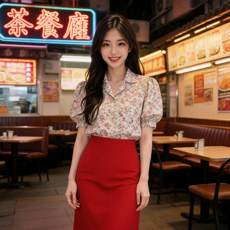 复古港风 · AI 女性风格预览