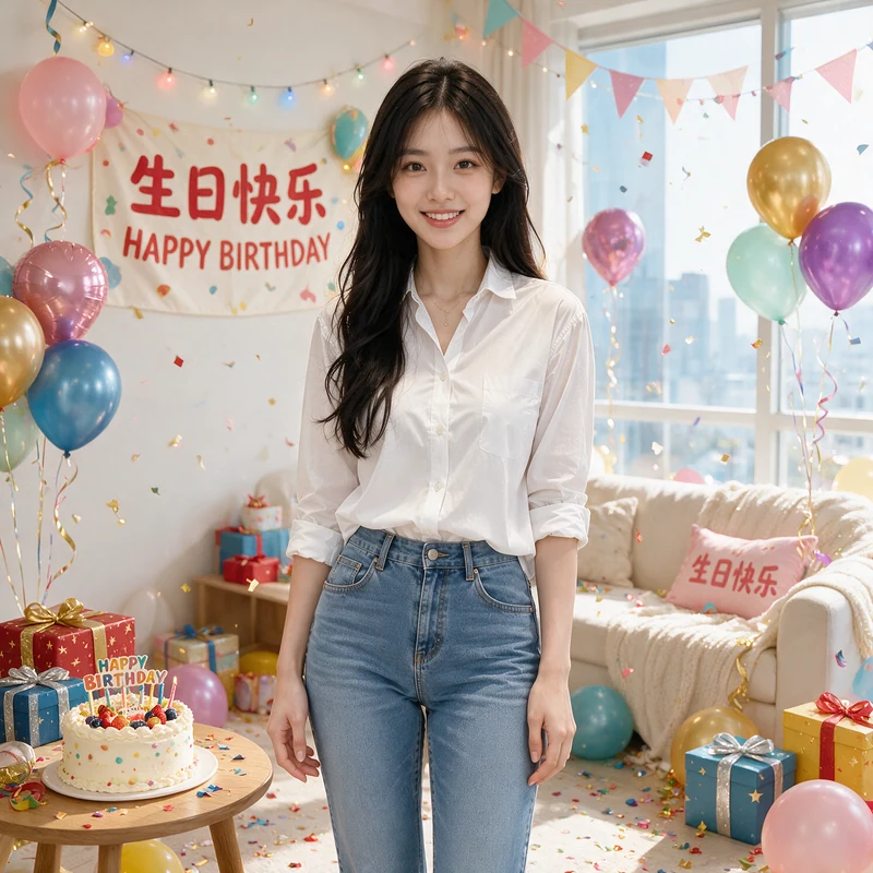 生日派对 · AI 女性风格预览