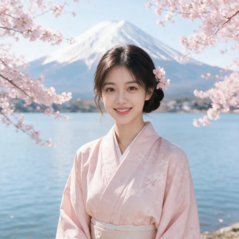 富士山和服 · AI 女性风格预览