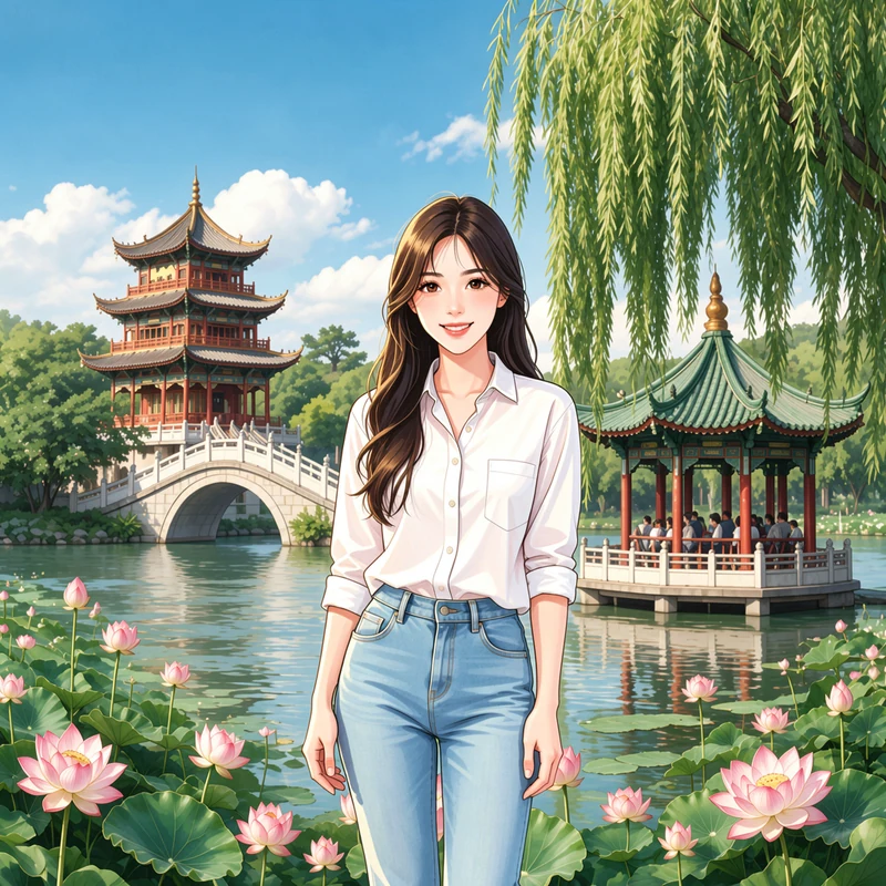 大观公园 · AI 女性风格预览