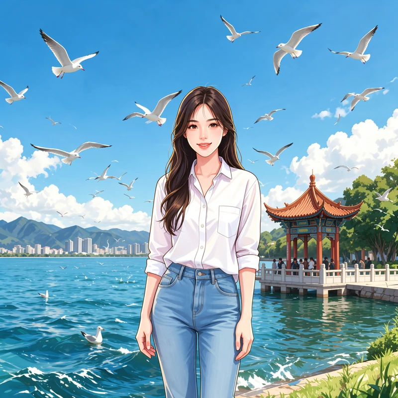 滇池 · AI 女性风格预览