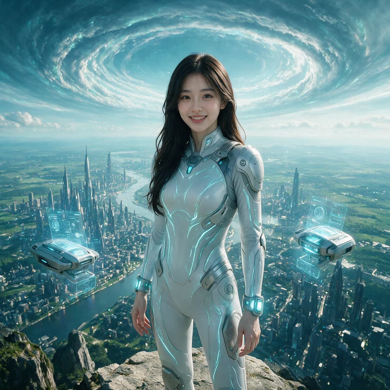 未来科技 · AI 女性风格预览