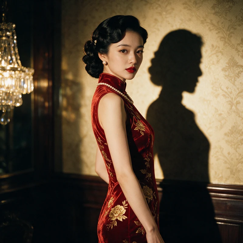 冷艳旗袍 · AI 女性风格预览